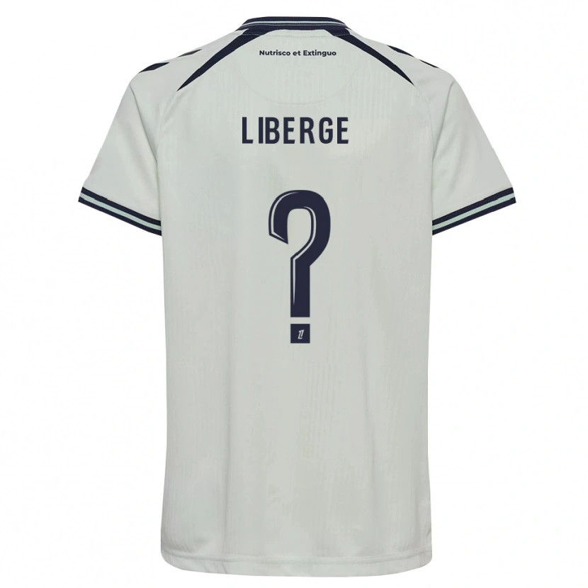 Danxen Hombre Camiseta Aïssatou Liberge #0 Azul Medianoche Blanco 2ª Equipación 2026/27 La Camisa México