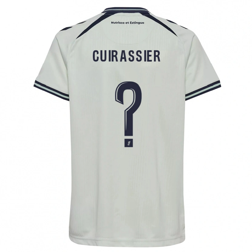 Danxen Hombre Camiseta Matthieu Cuirassier #0 Azul Medianoche Blanco 2ª Equipación 2026/27 La Camisa México