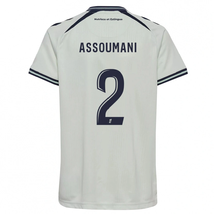 Danxen Hombre Camiseta Alramid Assoumani #2 Azul Medianoche Blanco 2ª Equipación 2026/27 La Camisa México