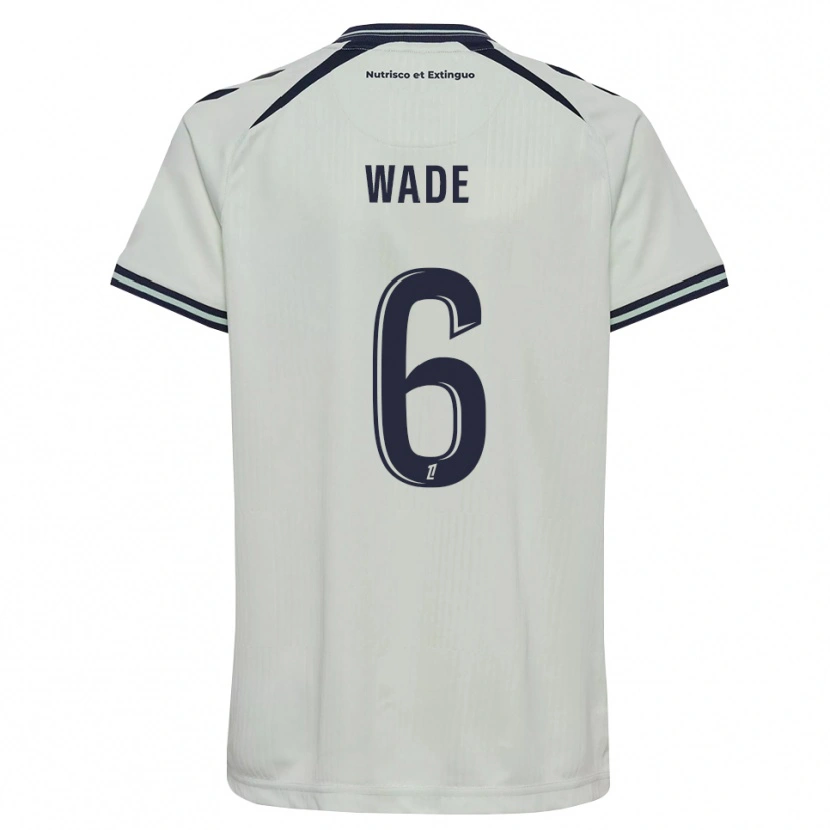 Danxen Hombre Camiseta Bocar Wade #6 Azul Medianoche Blanco 2ª Equipación 2026/27 La Camisa México