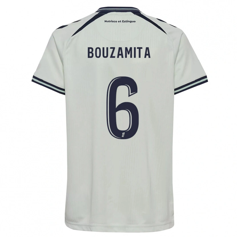 Danxen Hombre Camiseta Alexandre Bouzamita #6 Azul Medianoche Blanco 2ª Equipación 2026/27 La Camisa México
