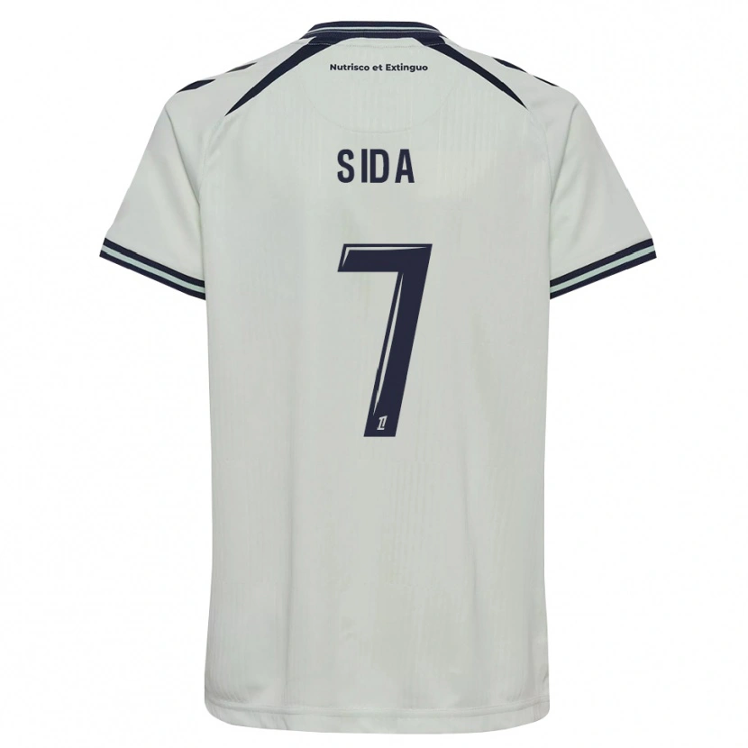 Danxen Hombre Camiseta Benoît Sida #7 Azul Medianoche Blanco 2ª Equipación 2026/27 La Camisa México