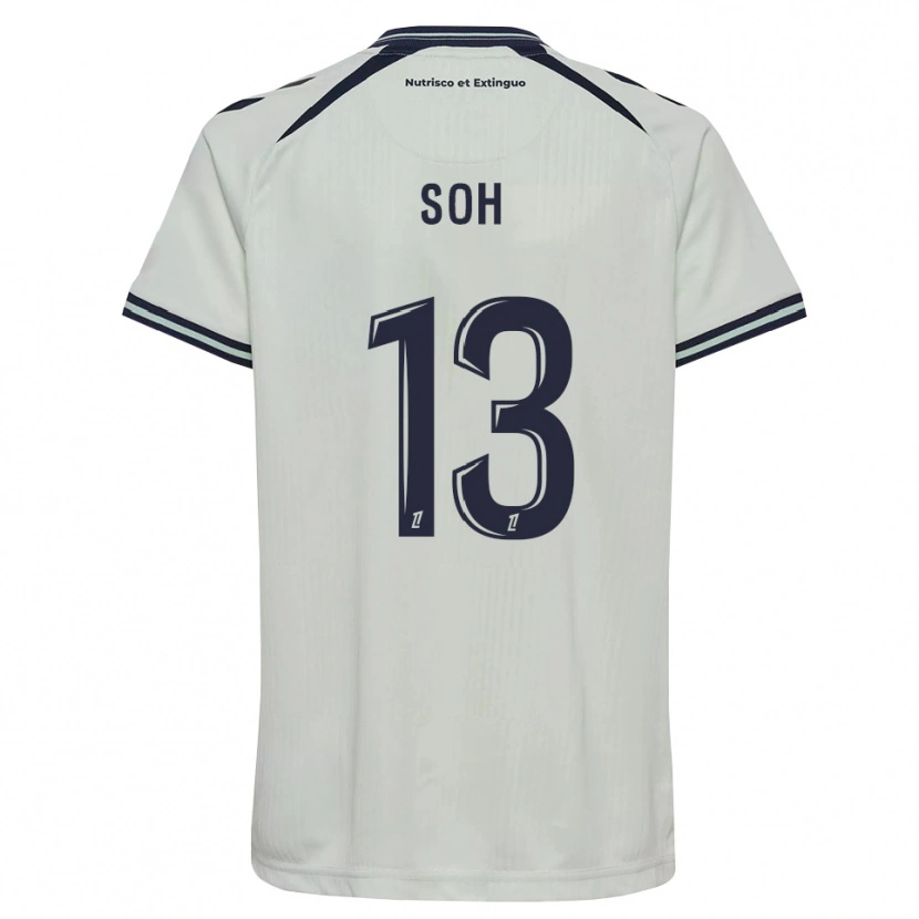 Danxen Hombre Camiseta Yanis Soh #13 Azul Medianoche Blanco 2ª Equipación 2026/27 La Camisa México