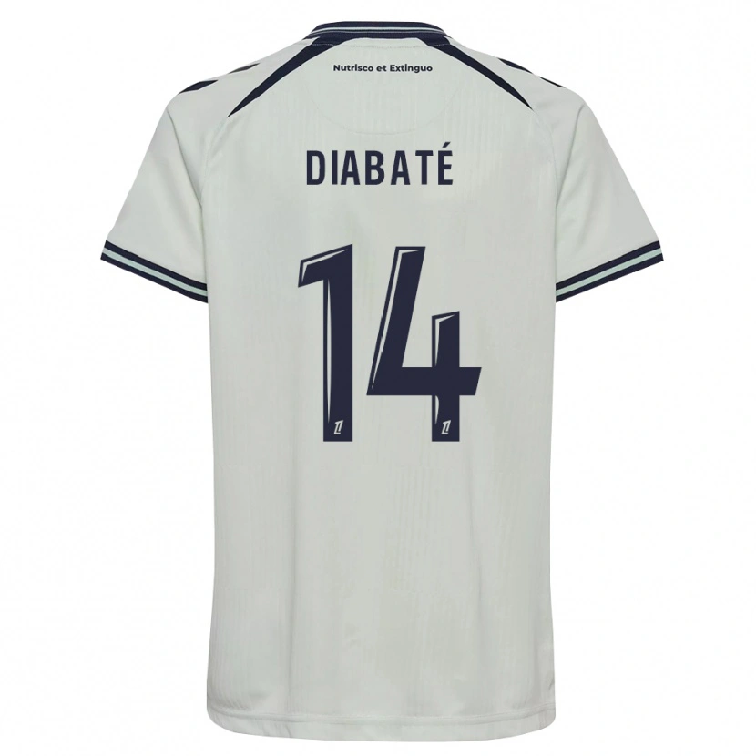 Danxen Hombre Camiseta Adams Diabaté #14 Azul Medianoche Blanco 2ª Equipación 2026/27 La Camisa México