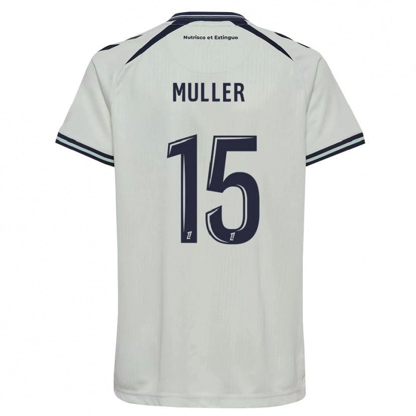 Danxen Hombre Camiseta Laura Muller #15 Azul Medianoche Blanco 2ª Equipación 2026/27 La Camisa México