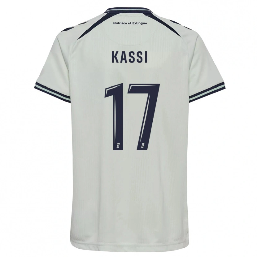 Danxen Hombre Camiseta Sarah Kassi #17 Azul Medianoche Blanco 2ª Equipación 2026/27 La Camisa México
