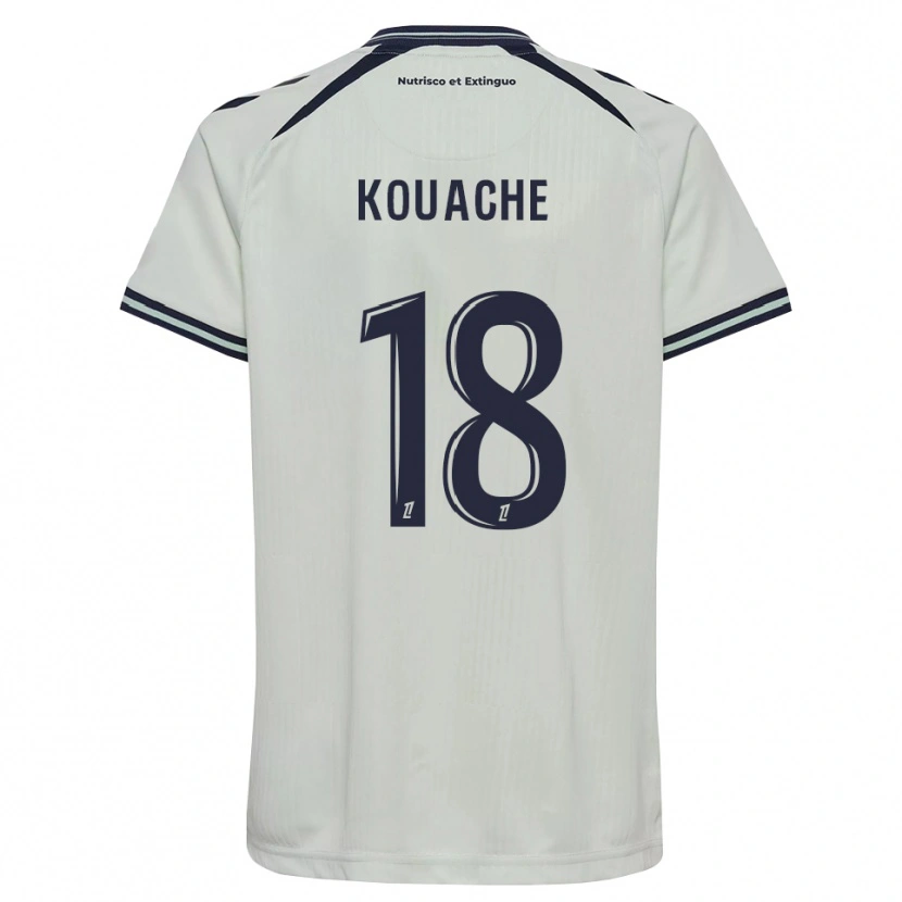 Danxen Hombre Camiseta Éva Kouache #18 Azul Medianoche Blanco 2ª Equipación 2026/27 La Camisa México