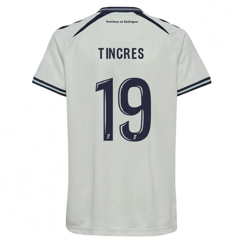 Danxen Hombre Camiseta Joan Tincres #19 Azul Medianoche Blanco 2ª Equipación 2026/27 La Camisa México