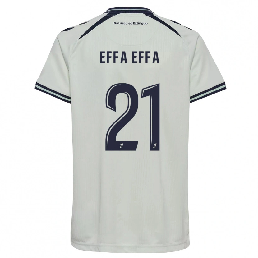 Danxen Hombre Camiseta Chancelle Effa Effa #21 Azul Medianoche Blanco 2ª Equipación 2026/27 La Camisa México