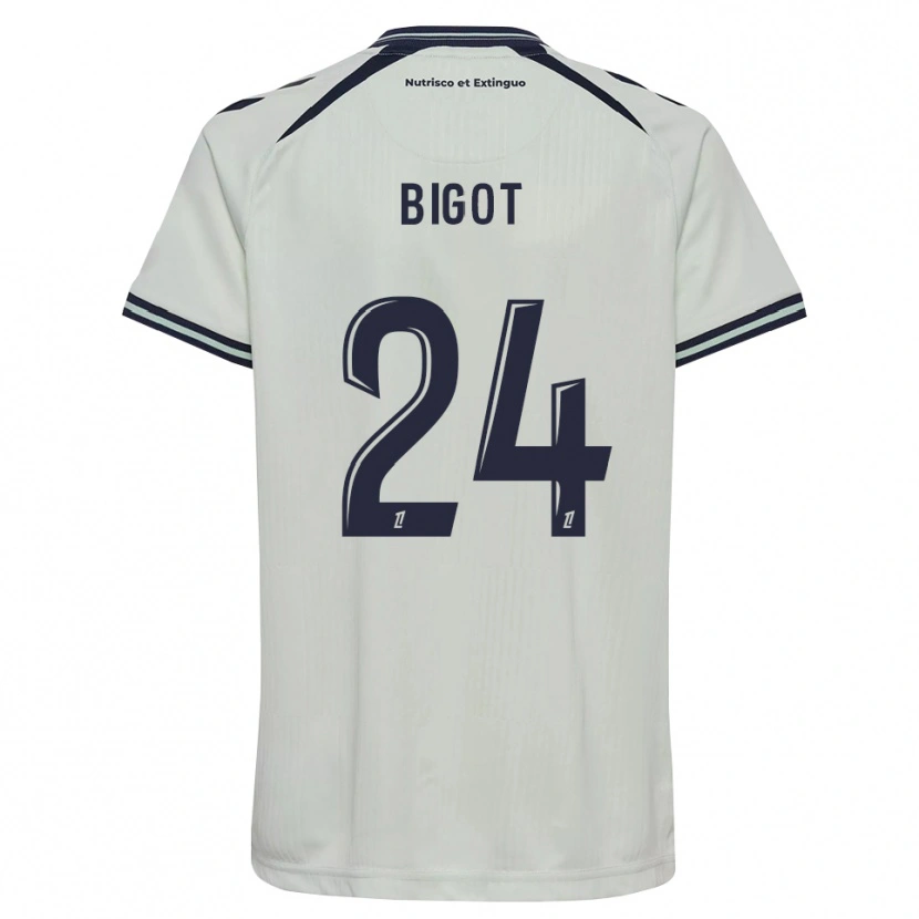 Danxen Hombre Camiseta Maureen Bigot #24 Azul Medianoche Blanco 2ª Equipación 2026/27 La Camisa México