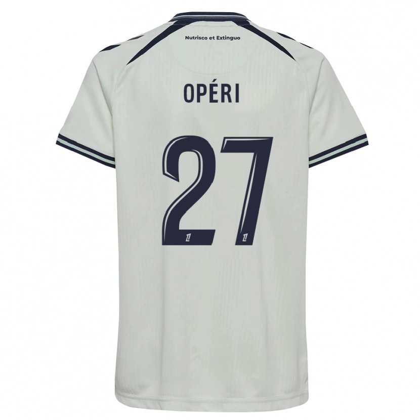 Danxen Hombre Camiseta Christopher Operi #27 Azul Medianoche Blanco 2ª Equipación 2026/27 La Camisa México