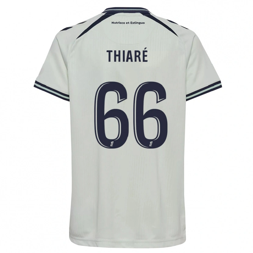 Danxen Hombre Camiseta Aliou Thiaré #66 Azul Medianoche Blanco 2ª Equipación 2026/27 La Camisa México