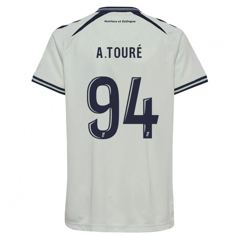 Danxen Hombre Camiseta Abdoulaye Touré #94 Azul Medianoche Blanco 2ª Equipación 2026/27 La Camisa México