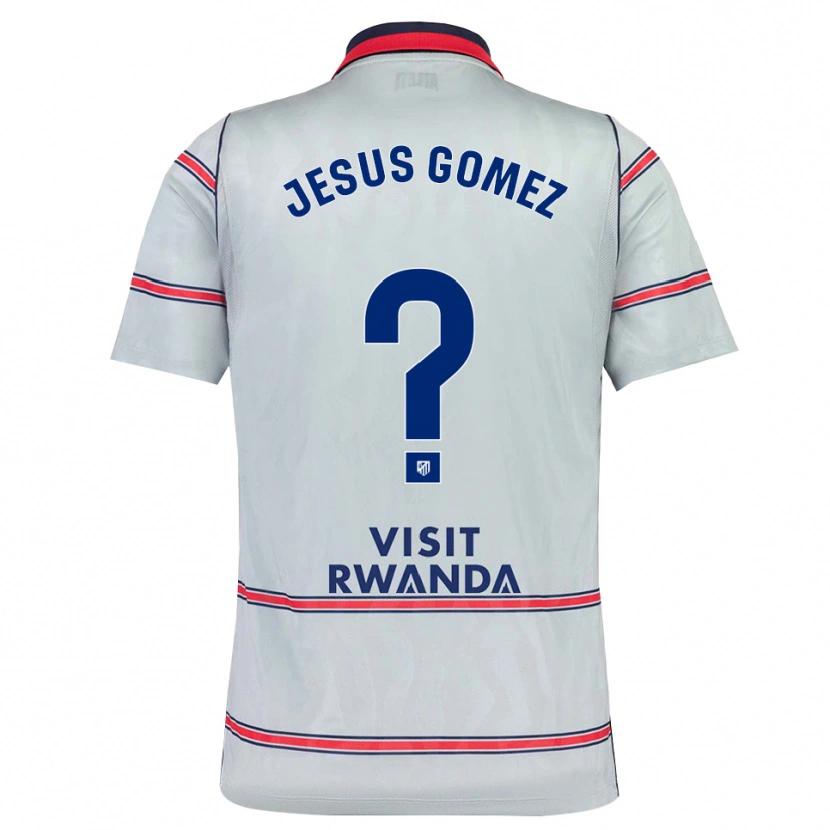 Danxen Hombre Camiseta Jesus Gomez #0 Gris Rojo Azul Marino Equipación Tercera 2026/27 La Camisa México