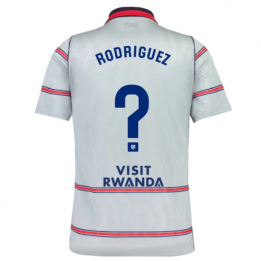 Danxen Hombre Camiseta Adrian Rodriguez #0 Gris Rojo Azul Marino Equipación Tercera 2026/27 La Camisa México