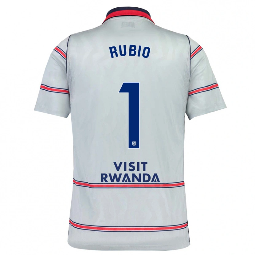Danxen Hombre Camiseta Dani Rubio #1 Gris Rojo Azul Marino Equipación Tercera 2026/27 La Camisa México