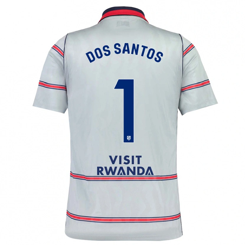 Danxen Hombre Camiseta Alex Dos Santos #1 Gris Rojo Azul Marino Equipación Tercera 2026/27 La Camisa México
