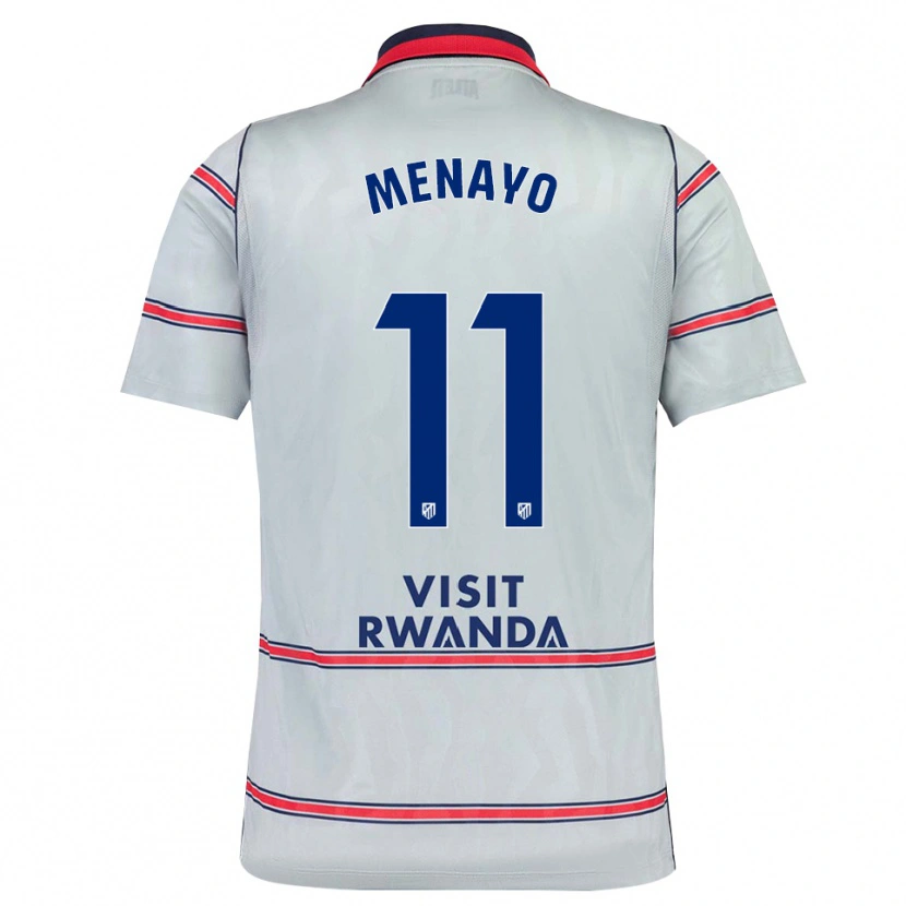 Danxen Hombre Camiseta Carmen Menayo #11 Gris Rojo Azul Marino Equipación Tercera 2026/27 La Camisa México