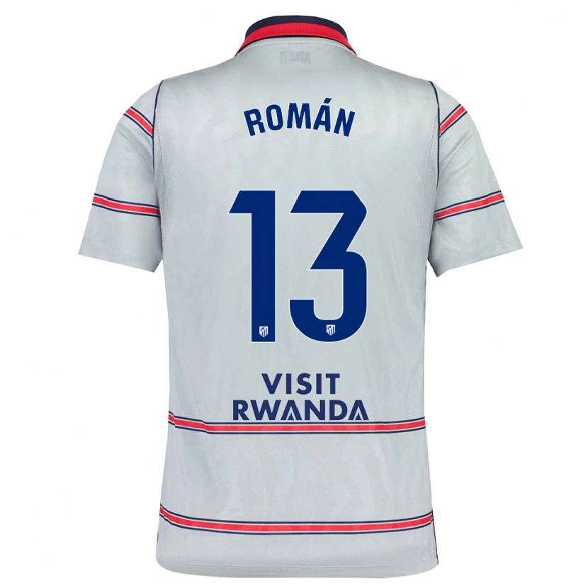 Danxen Hombre Camiseta Francis Holgado #13 Gris Rojo Azul Marino Equipación Tercera 2026/27 La Camisa México