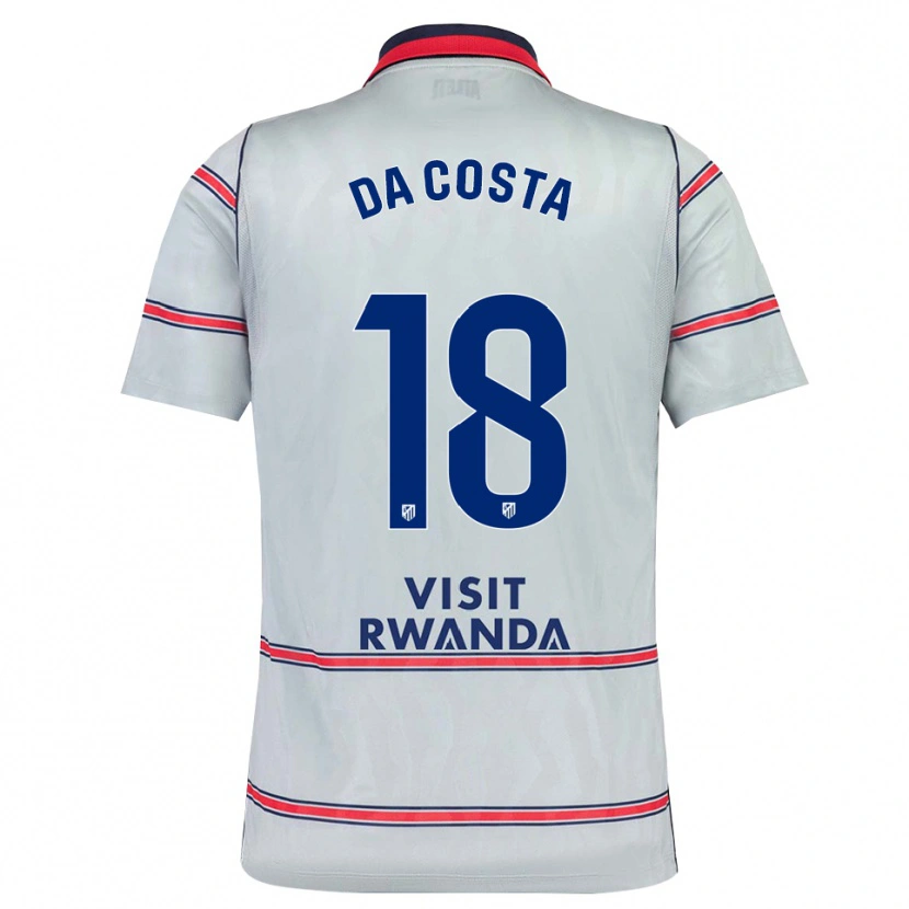 Danxen Hombre Camiseta Mario Da Costa #18 Gris Rojo Azul Marino Equipación Tercera 2026/27 La Camisa México