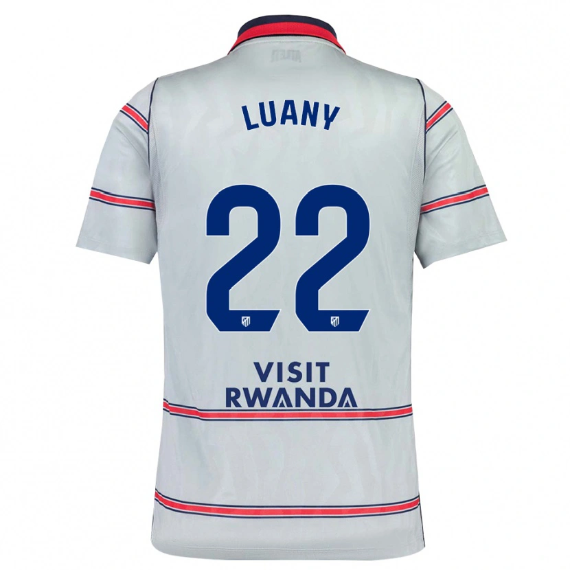 Danxen Hombre Camiseta Luany Vitória Da Silva Rosa #22 Gris Rojo Azul Marino Equipación Tercera 2026/27 La Camisa México