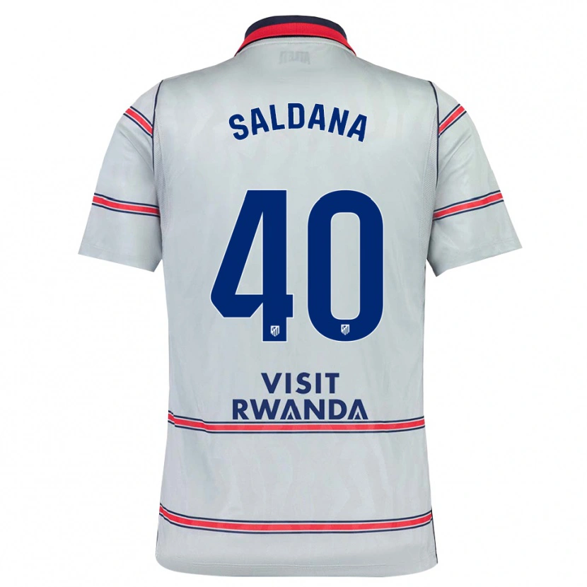 Danxen Hombre Camiseta Jose Saldana #40 Gris Rojo Azul Marino Equipación Tercera 2026/27 La Camisa México