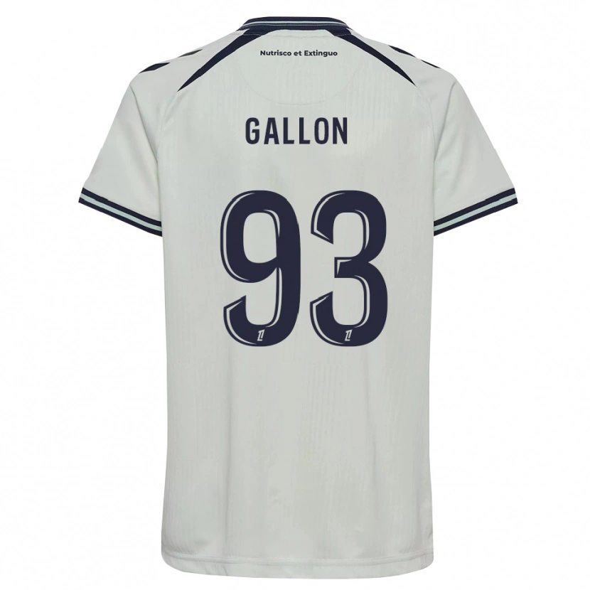 Danxen Hombre Camiseta Gauthier Gallon #93 Azul Medianoche Blanco 2ª Equipación 2026/27 La Camisa México