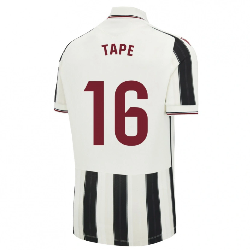 Danxen Hombre Camiseta Axel Tape #16 Negro Blanco Rojo 2ª Equipación 2026/27 La Camisa México