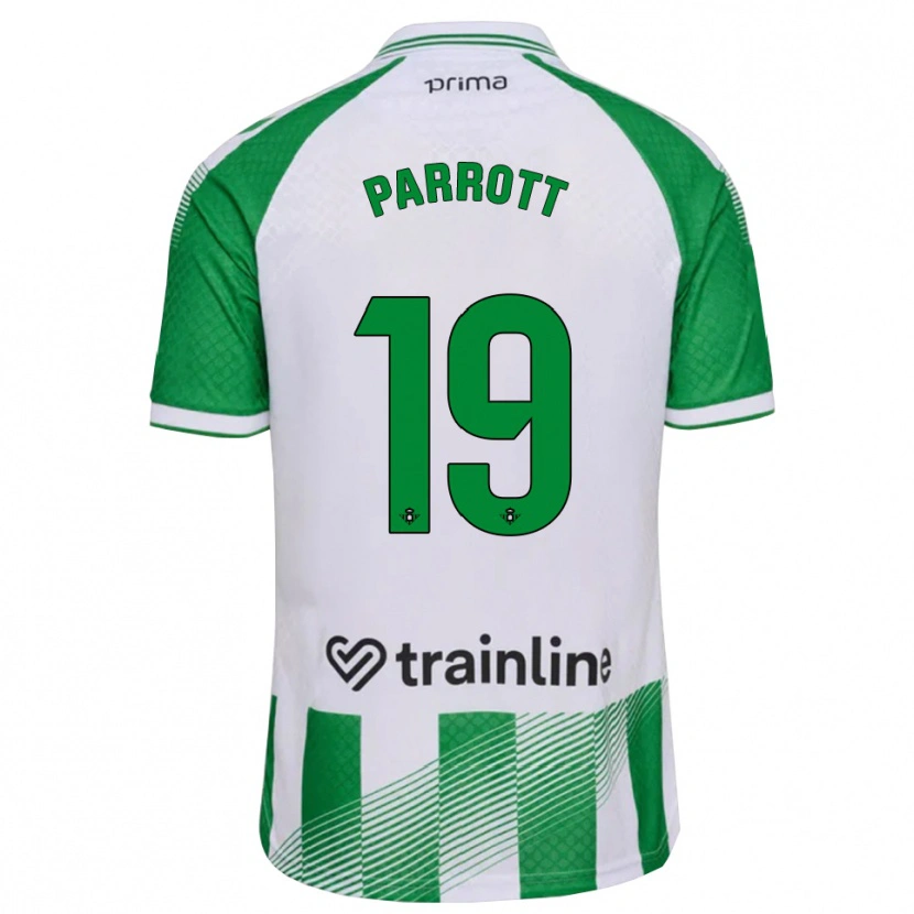 Danxen Mujer Camiseta Troy Parrott #19 Verde Claro Negro Blanco 1ª Equipación 2026/27 La Camisa México