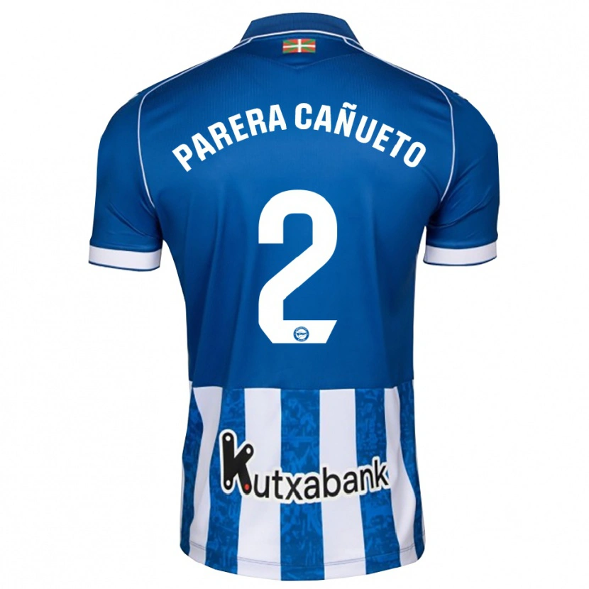 Danxen Mujer Camiseta Laia Parera Cañueto #2 Azul Blanco Negro 1ª Equipación 2026/27 La Camisa México