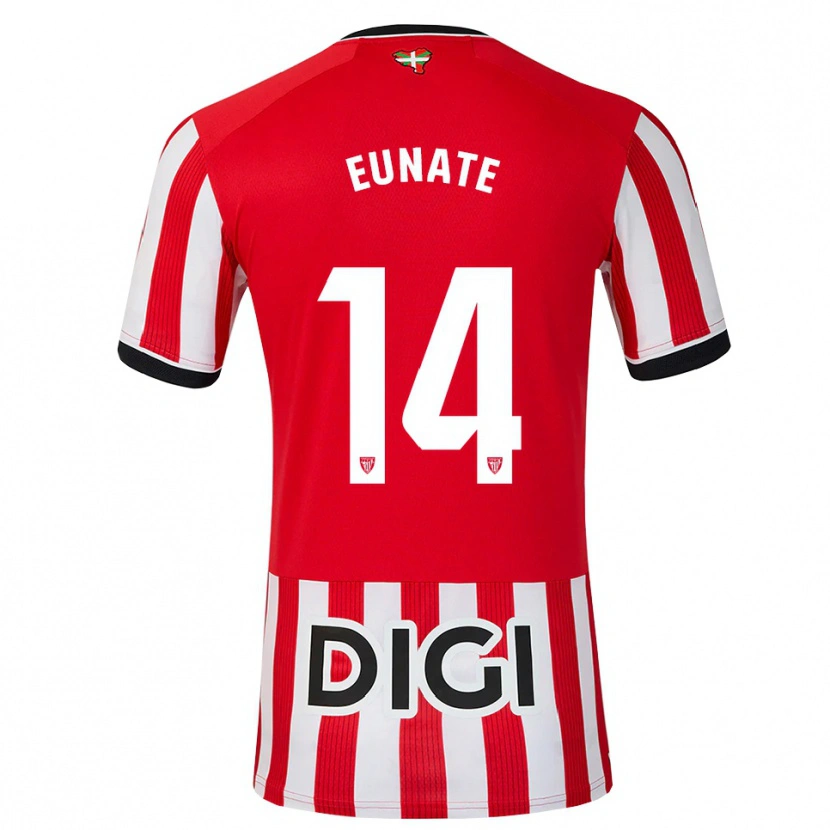 Danxen Mujer Camiseta Eunate Arraiza Otazu #14 Rojo Negro Blanco 1ª Equipación 2026/27 La Camisa México