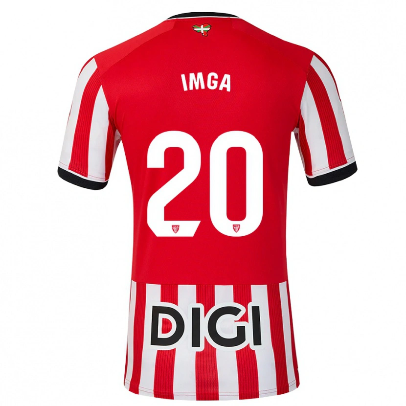 Danxen Mujer Camiseta Christian Imga #20 Rojo Negro Blanco 1ª Equipación 2026/27 La Camisa México