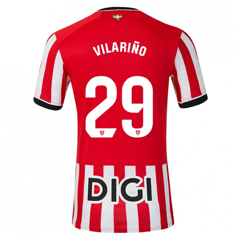 Danxen Mujer Camiseta Maitane Vilariño #29 Rojo Negro Blanco 1ª Equipación 2026/27 La Camisa México