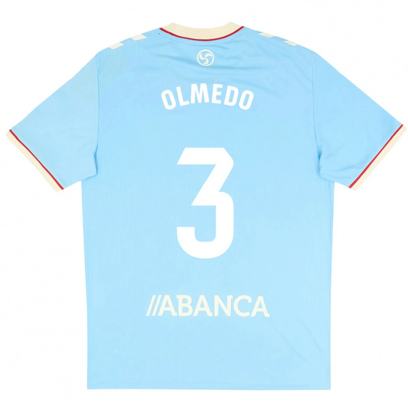 Danxen Mujer Camiseta Alexis Olmedo #3 Azul Cielo Blanco Rojo 1ª Equipación 2026/27 La Camisa México