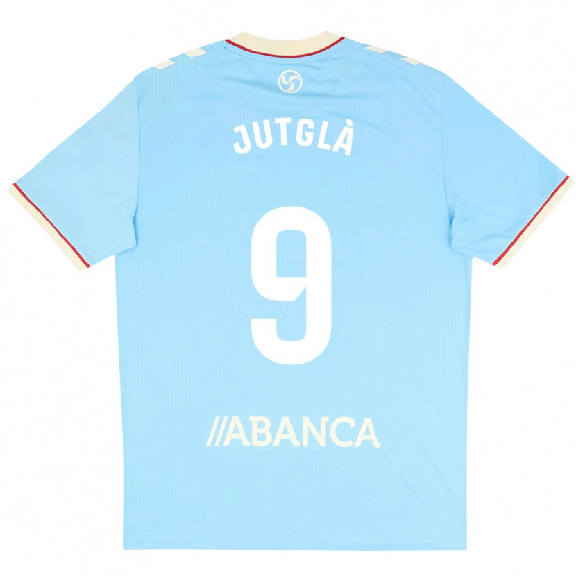 Danxen Mujer Camiseta Ferran Jutglà #9 Azul Cielo Blanco Rojo 1ª Equipación 2026/27 La Camisa México