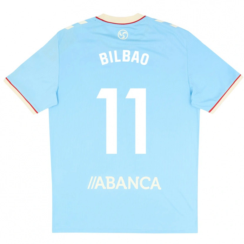 Danxen Mujer Camiseta Luis Bilbao #11 Azul Cielo Blanco Rojo 1ª Equipación 2026/27 La Camisa México