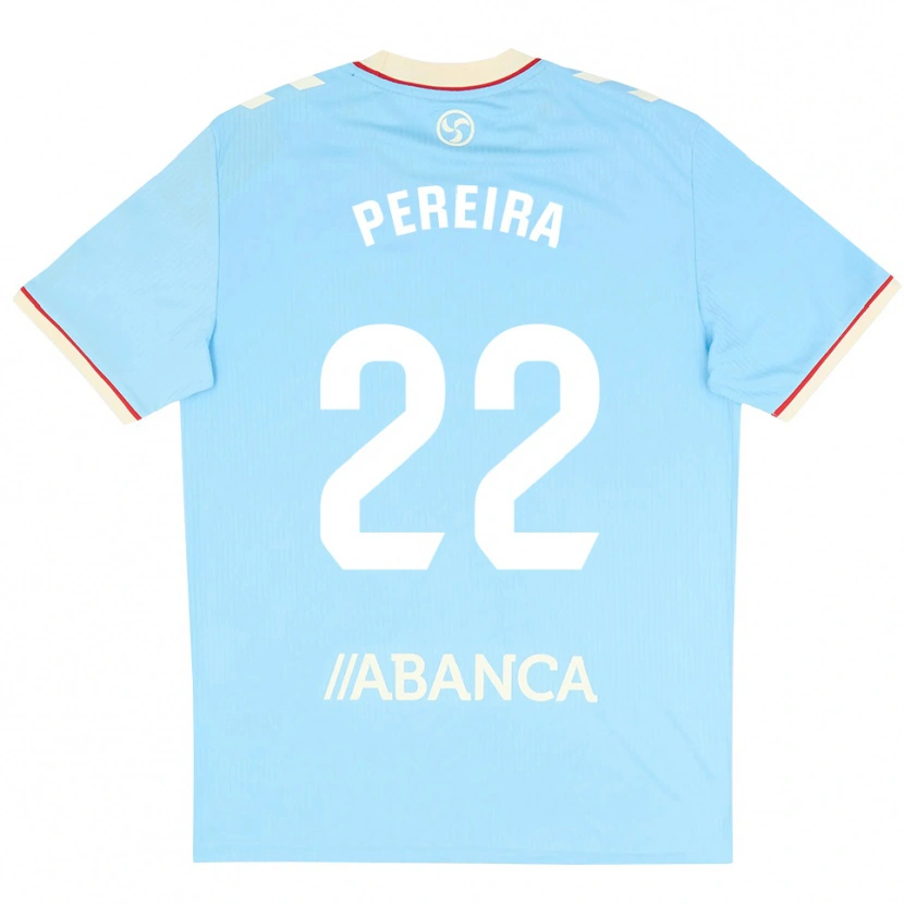 Danxen Mujer Camiseta Noe Pereira #22 Azul Cielo Blanco Rojo 1ª Equipación 2026/27 La Camisa México