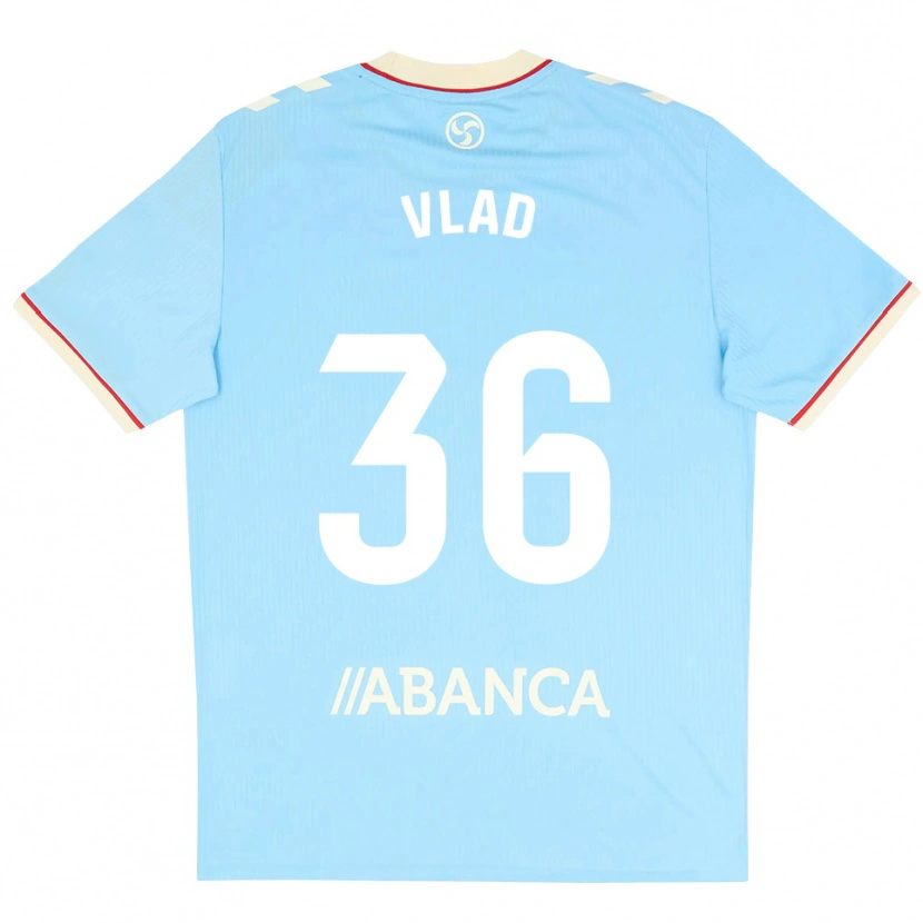 Danxen Mujer Camiseta Vladimir Henrique Silva #36 Azul Cielo Blanco Rojo 1ª Equipación 2026/27 La Camisa México