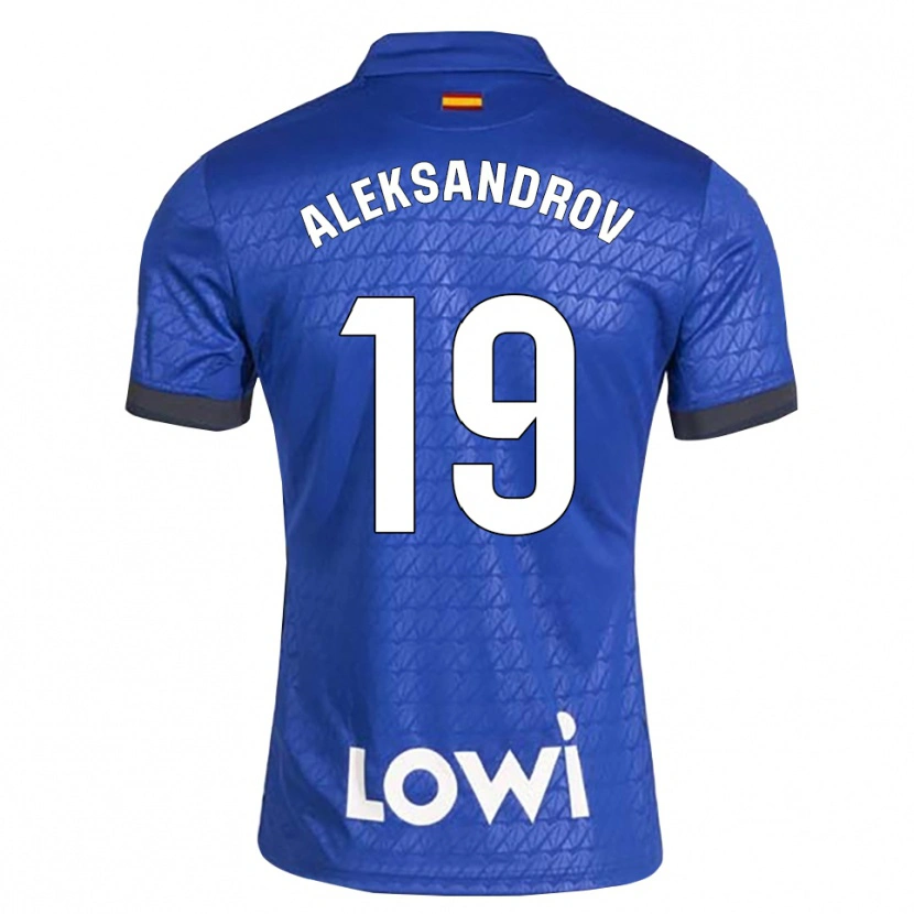 Danxen Mujer Camiseta Mykyta Aleksandrov #19 Azul Blanco Negro 1ª Equipación 2026/27 La Camisa México