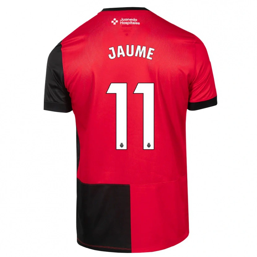 Danxen Mujer Camiseta Miquel Jaume #11 Negro Rojo Blanco 1ª Equipación 2026/27 La Camisa México