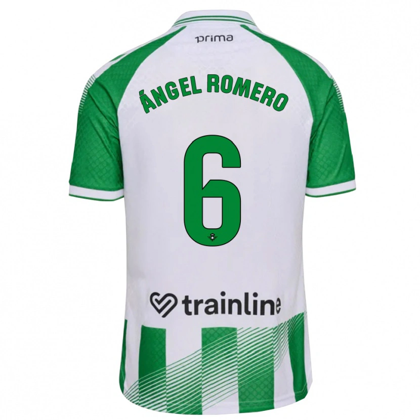 Danxen Mujer Camiseta Miguel Romero #6 Verde Claro Negro Blanco 1ª Equipación 2026/27 La Camisa México