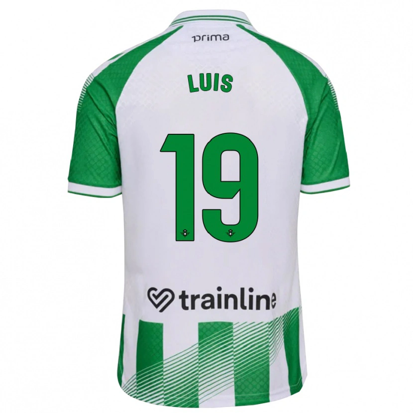Danxen Mujer Camiseta Jorge Luis #19 Verde Claro Negro Blanco 1ª Equipación 2026/27 La Camisa México
