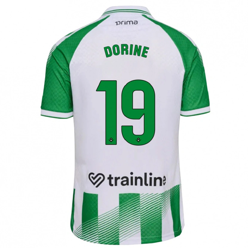 Danxen Mujer Camiseta Dorine Nina Chuigoue #19 Verde Claro Negro Blanco 1ª Equipación 2026/27 La Camisa México