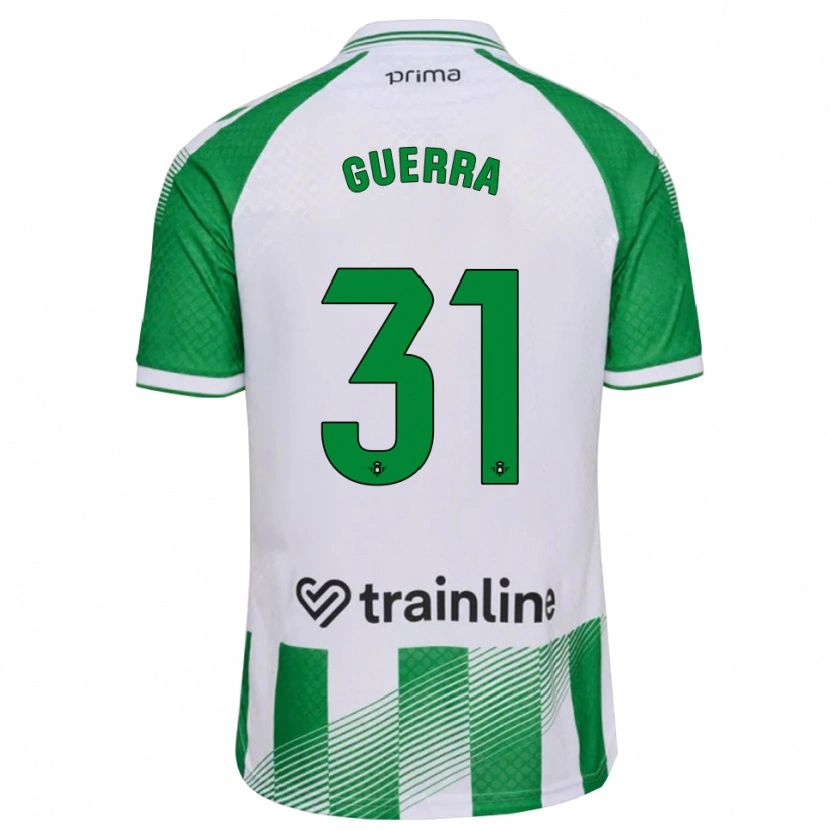Danxen Mujer Camiseta Ana Guerra Morcillo #31 Verde Claro Negro Blanco 1ª Equipación 2026/27 La Camisa México