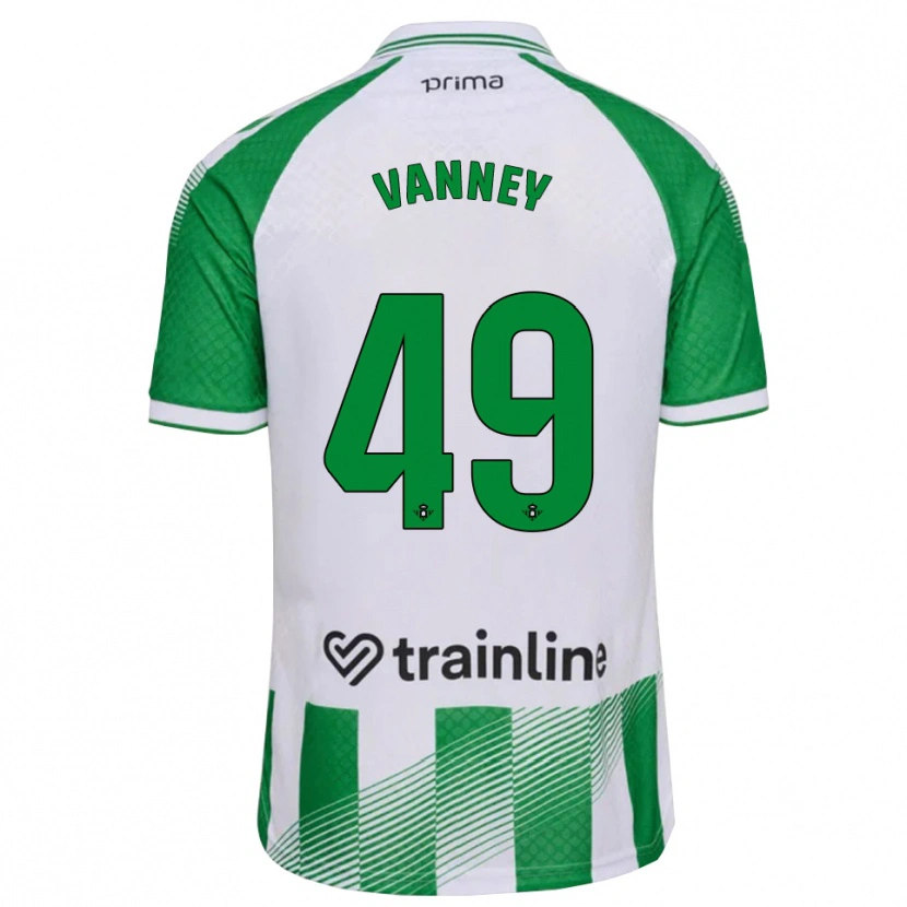 Danxen Mujer Camiseta Dylan Vanney #49 Verde Claro Negro Blanco 1ª Equipación 2026/27 La Camisa México