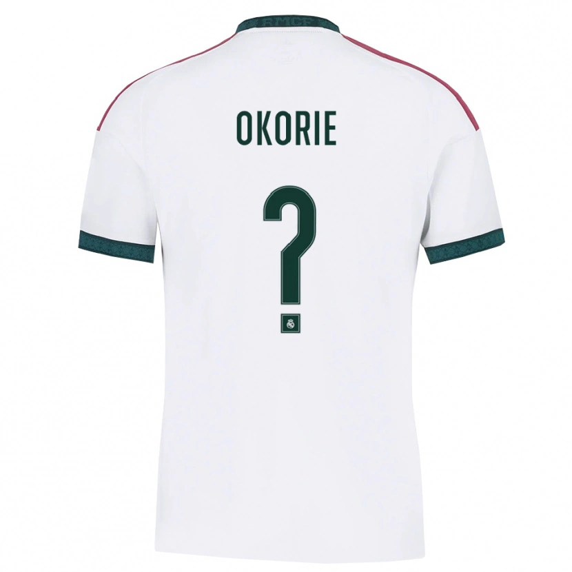 Danxen Mujer Camiseta Victory Okorie #0 Verde Oscuro Blanco Rojo 1ª Equipación 2026/27 La Camisa México