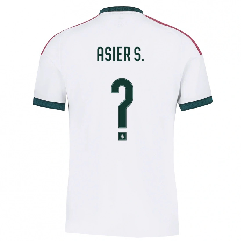 Danxen Mujer Camiseta Asier Sánchez #0 Verde Oscuro Blanco Rojo 1ª Equipación 2026/27 La Camisa México