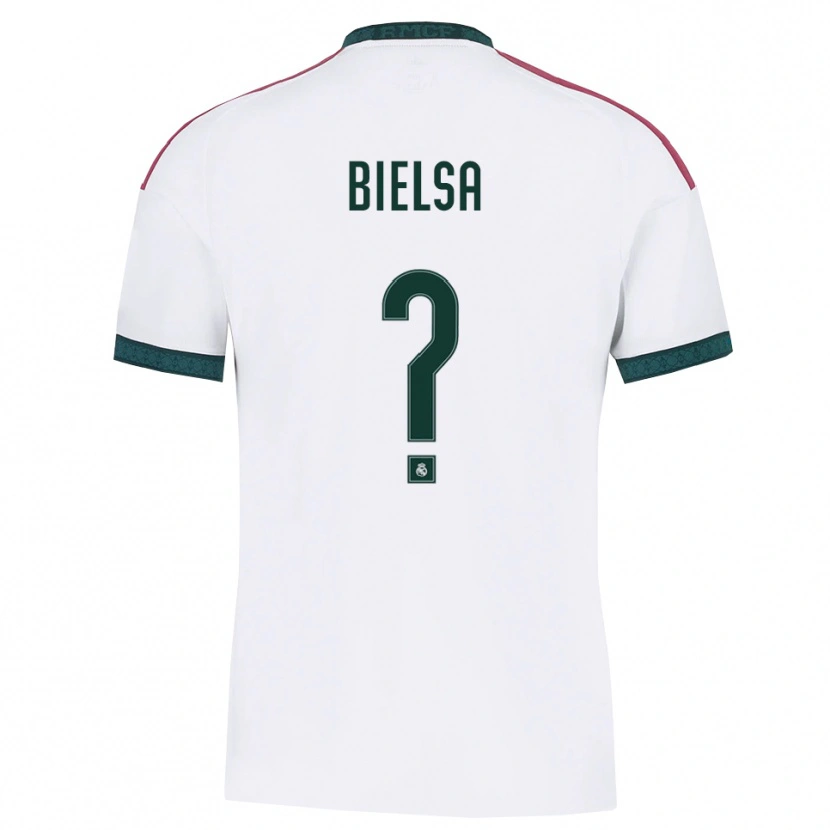 Danxen Mujer Camiseta Adrián Bielsa #0 Verde Oscuro Blanco Rojo 1ª Equipación 2026/27 La Camisa México