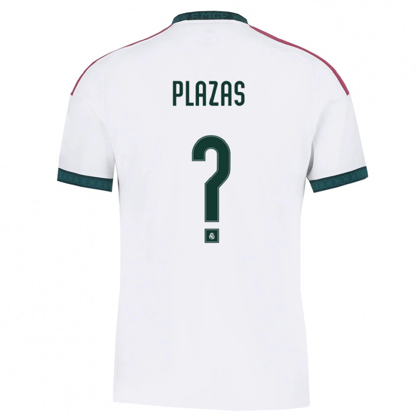 Danxen Mujer Camiseta Victor Plazas #0 Verde Oscuro Blanco Rojo 1ª Equipación 2026/27 La Camisa México