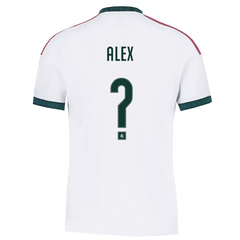 Danxen Mujer Camiseta Alex Sanchez #0 Verde Oscuro Blanco Rojo 1ª Equipación 2026/27 La Camisa México